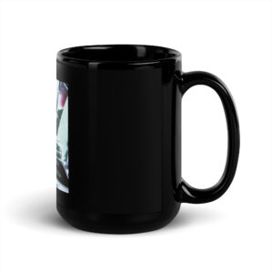 Black Glossy Mug - fine art print by K. Margis