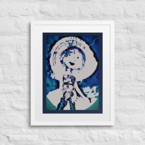 Blue Doll - fine art print by K. Margis