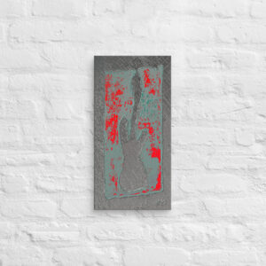 Guitar on Red Wall