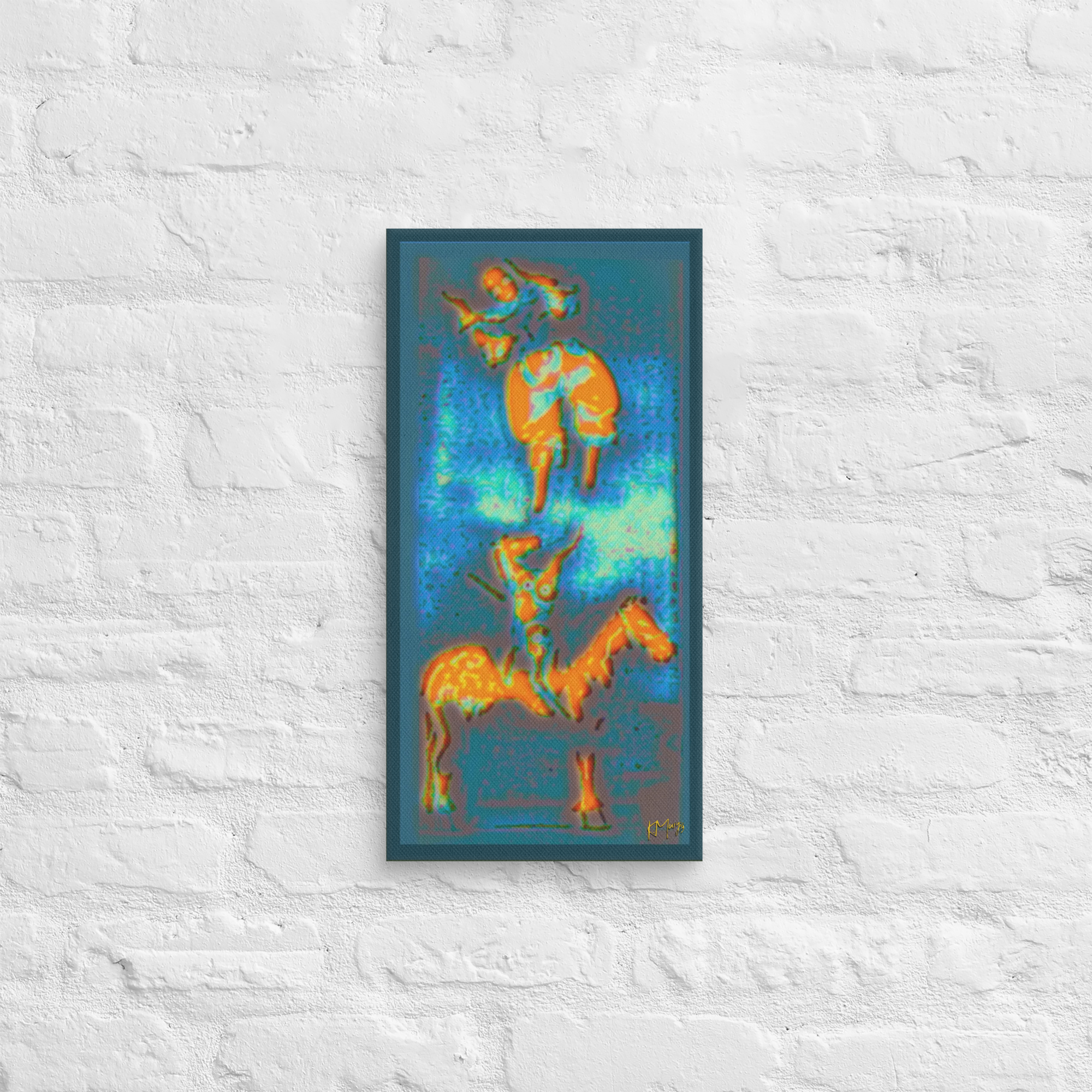 abstract canvas wall art