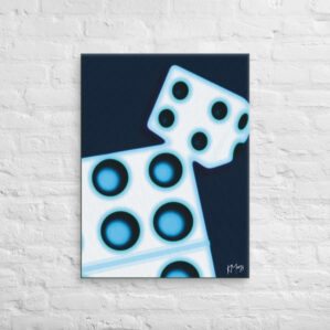 Dice - fine art print by K. Margis