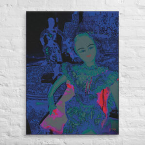 Cinderella leaving the ball. - fine art print by K. Margis