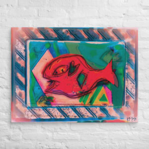 GOLDFISH Animal, Expressionist, Contemporary Art