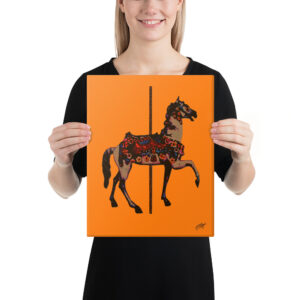 carousel horse figurative art