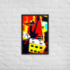 Life in a Tornado Make a statement in any room with this framed poster, printed on thick matte paper. The matte black frame made from wood from renewable forests adds an extra touch of class.