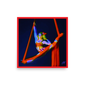 Figurative Abstract Circus Art - fine art print by K. Margis