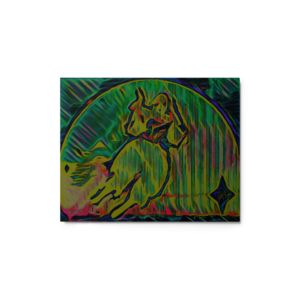 Cosmic Clown Figurative Abstract