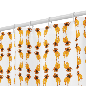 Clown Print Shower curtain