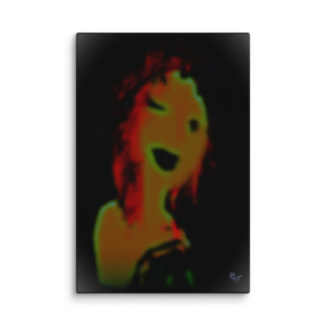 Woman with Neon Highlight