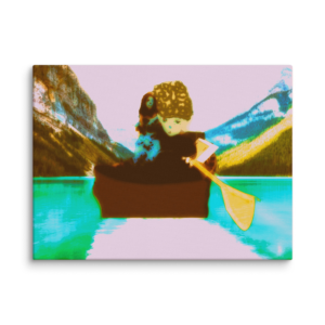 Digital art silly sureal pinks and blues