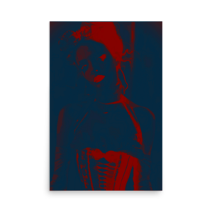 Abstract Woman in Red - fine art print by K. Margis