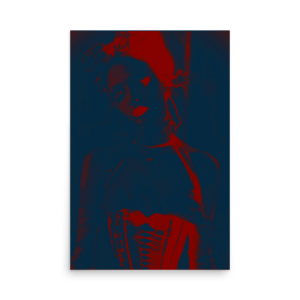 Abstract Woman in Red