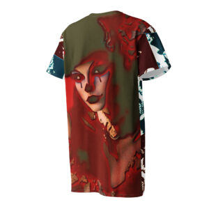 Clown Cotton t-shirt dress