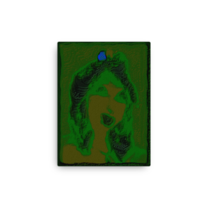 Woman with Green Eyes - fine art print by K. Margis