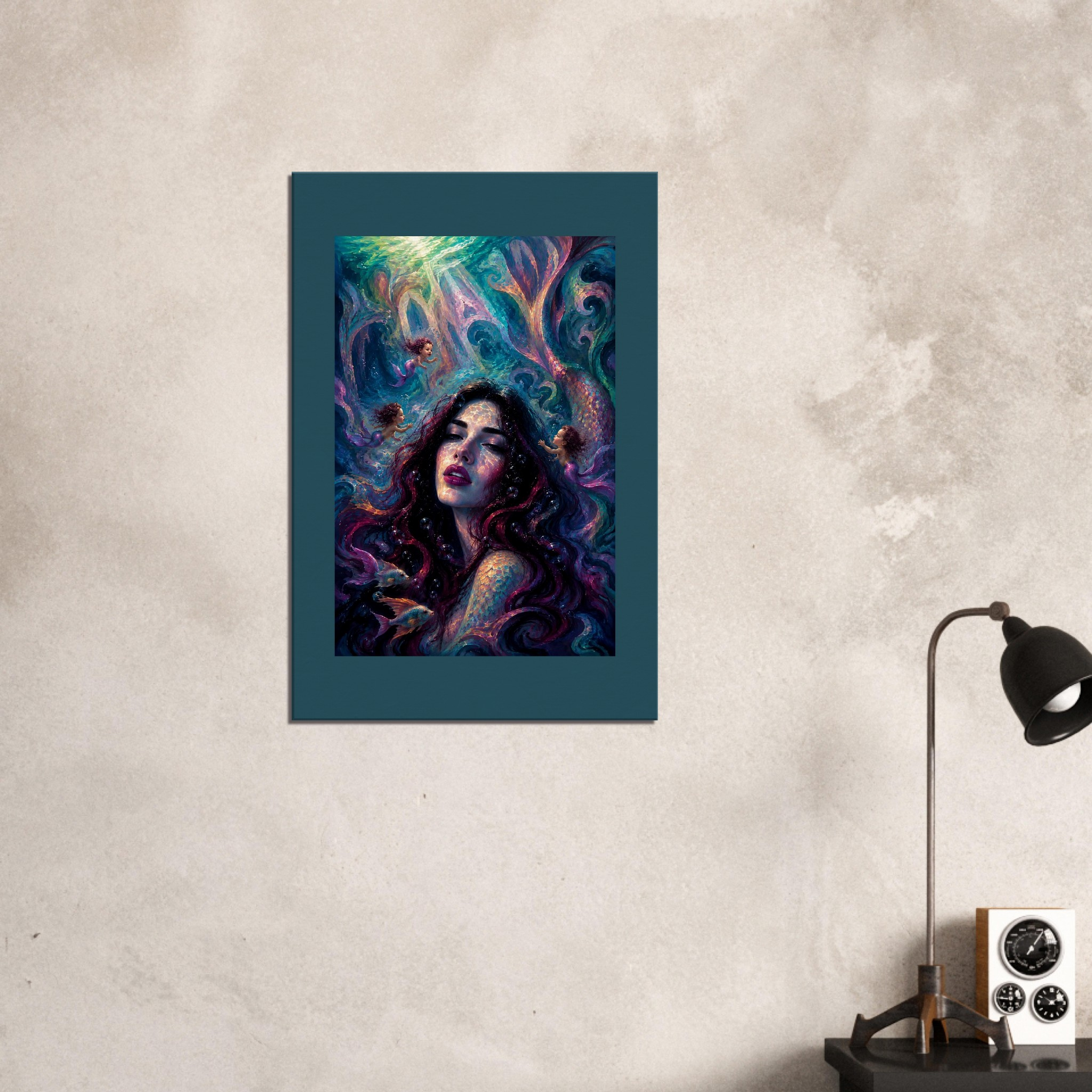 Browse by art style - Mermaid Reverie – Surreal Underwater Canvas Art
